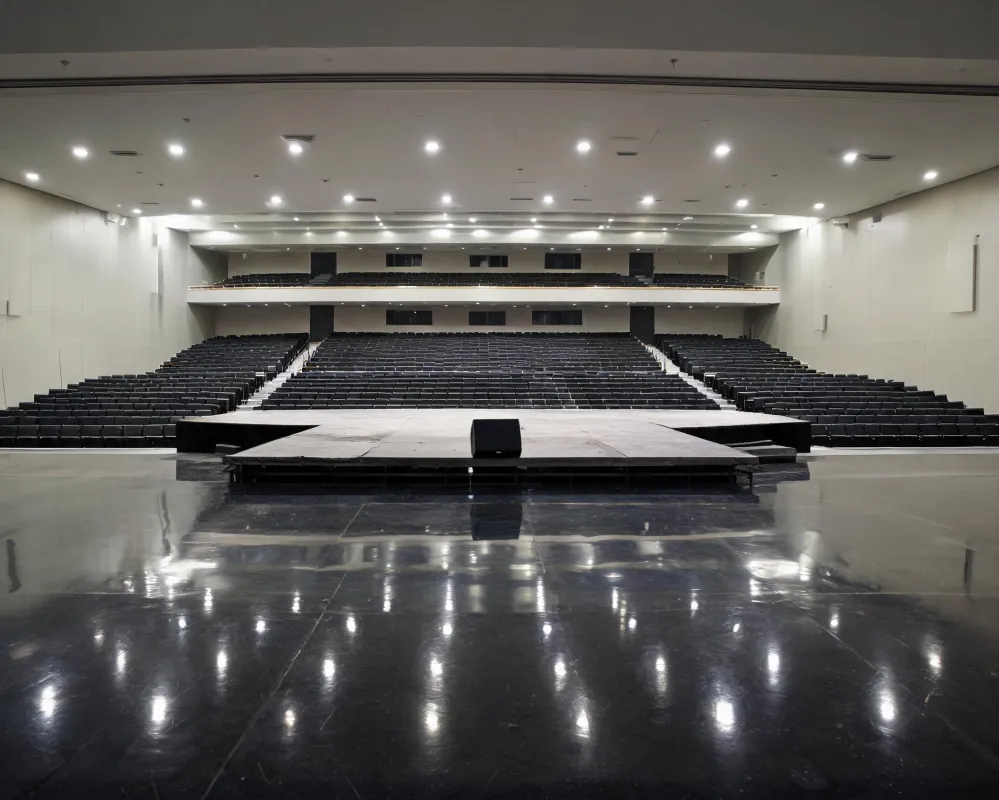 Unmapped loudspeaker placement in a reflective venue